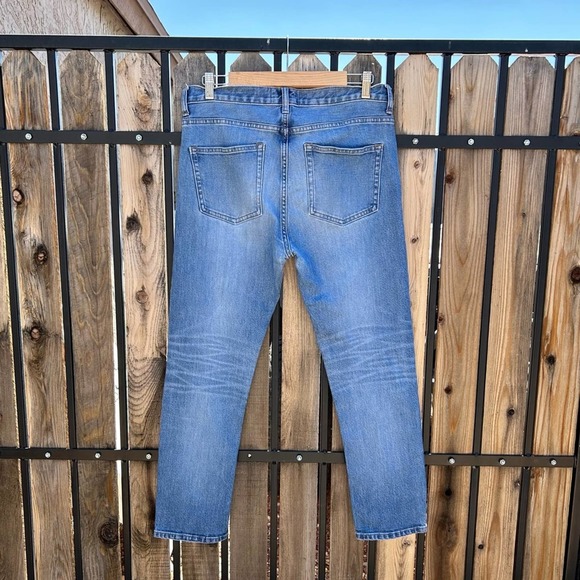 EVERLANE Straight Leg Medium Wash Jeans - Picture 3 of 7